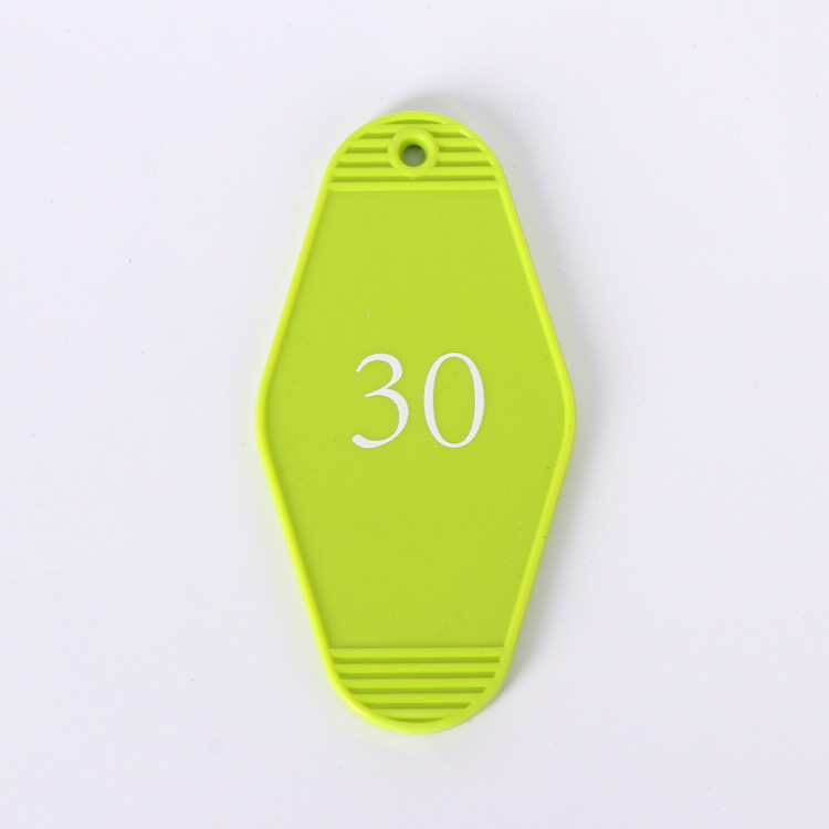 Motel Key Tag W/ Keyring 10