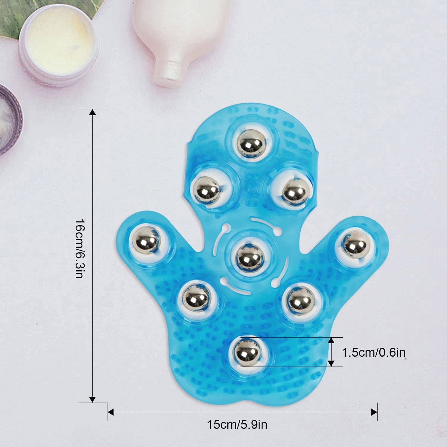 Palm Shaped Hand Held Massager for Full Body 12