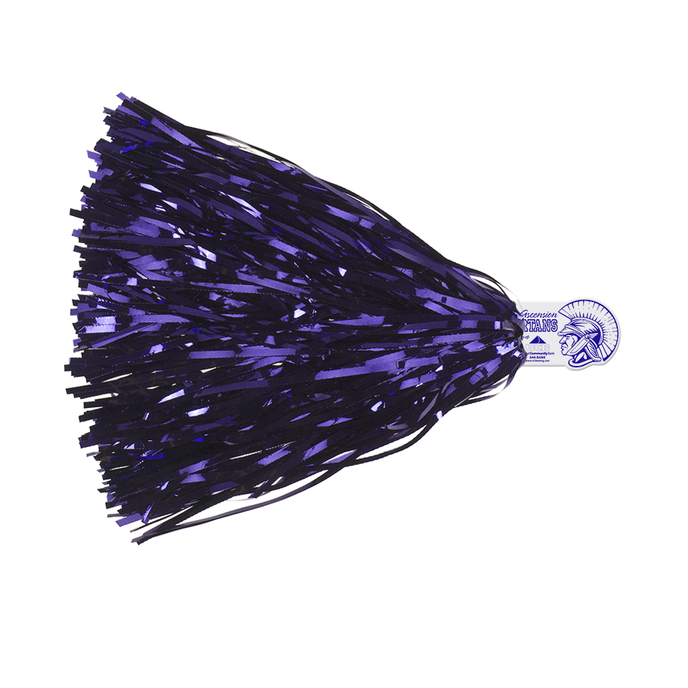 All Metallic Streamer Pom 13