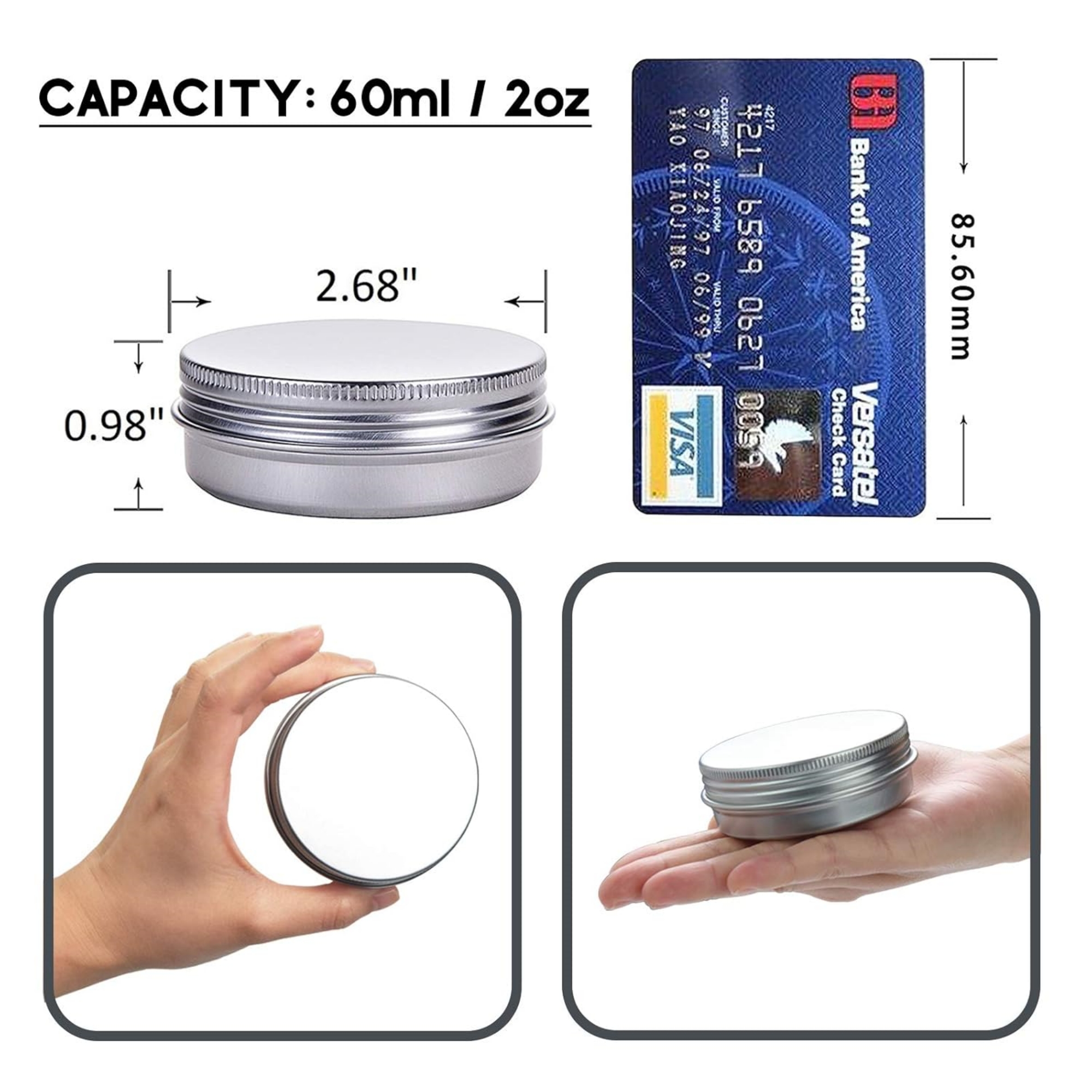 2 Ounce Aluminum Tin 3