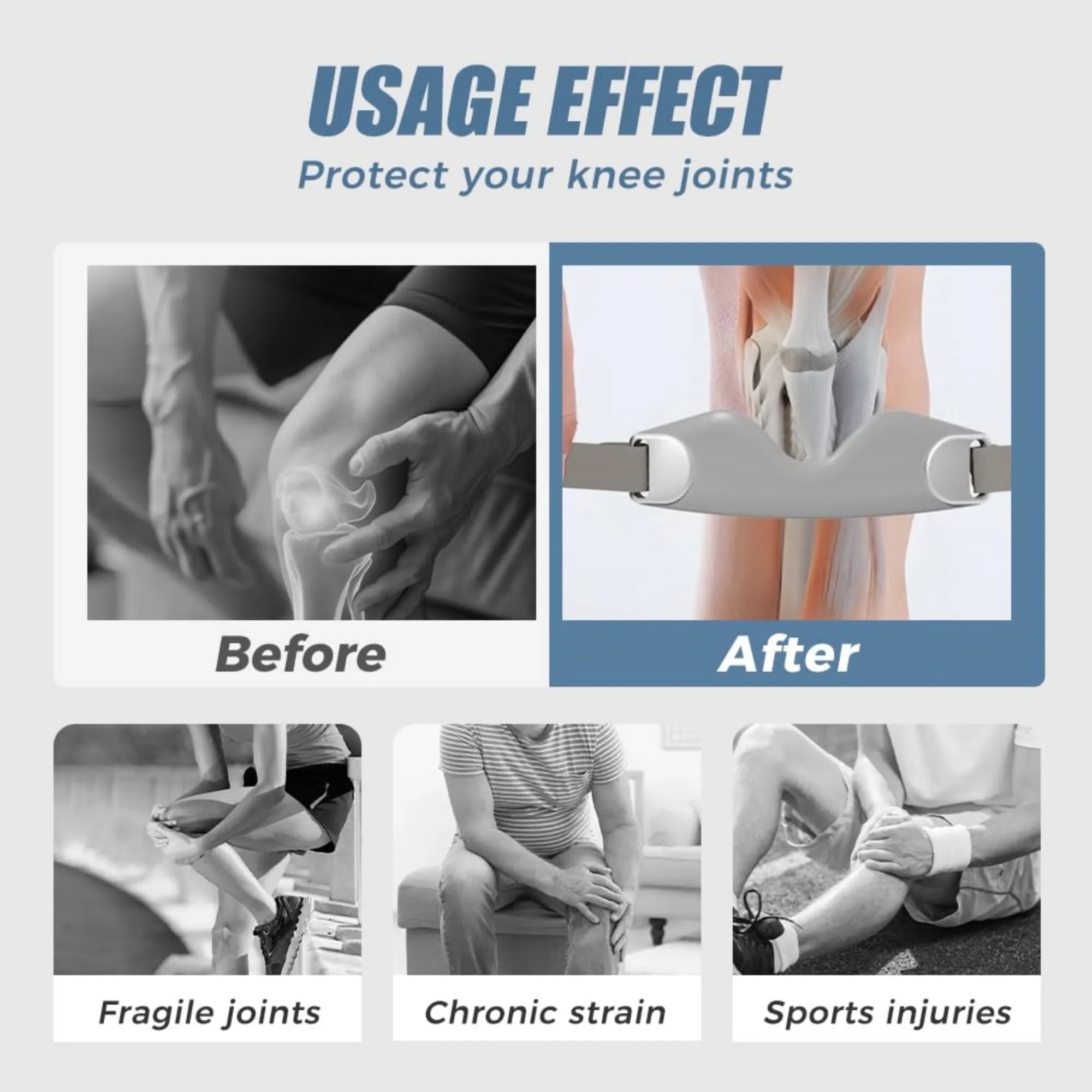 Adjustable Patella Tendon Knee Support Strap 4
