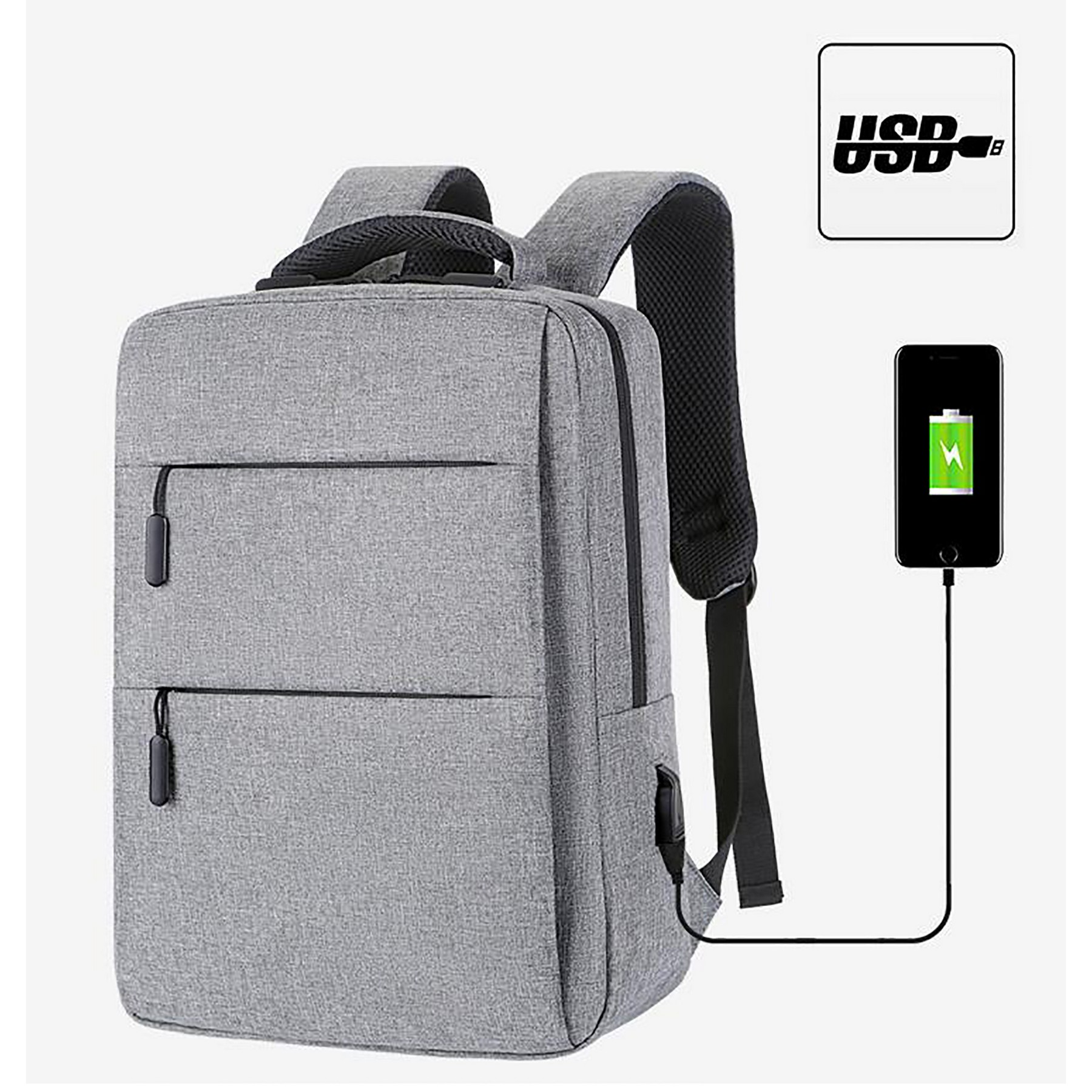 Laptop Backpack with USB Charging Port 4