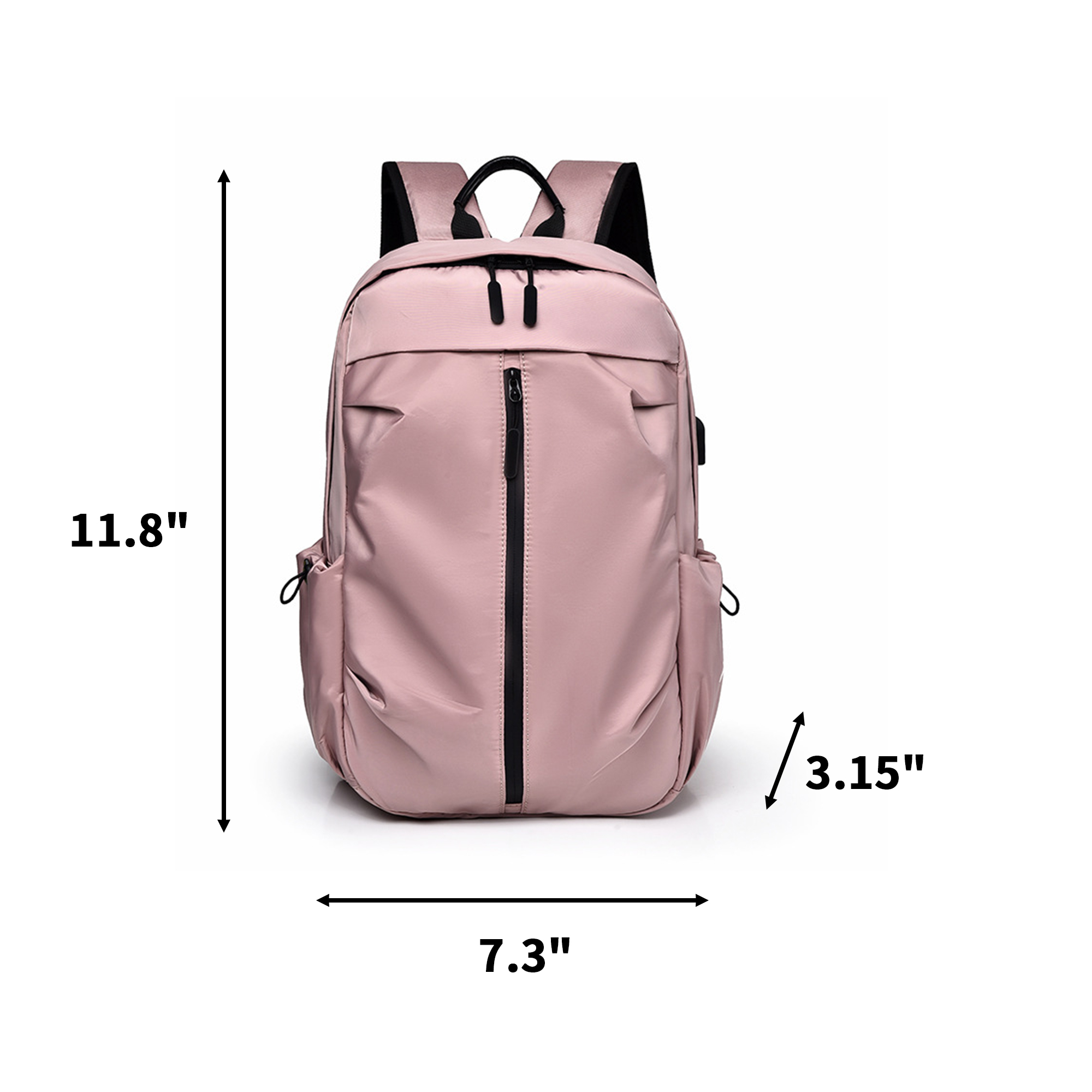 Water Resistant Crossbody Day Pack 11.8" x 7.3" x 3.15" 13
