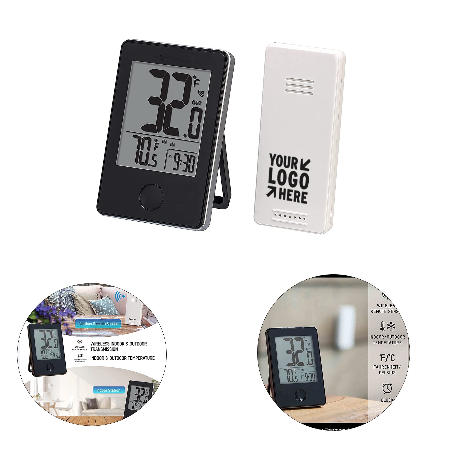 Wireless Digital Indoor Outdoor Thermometer 1