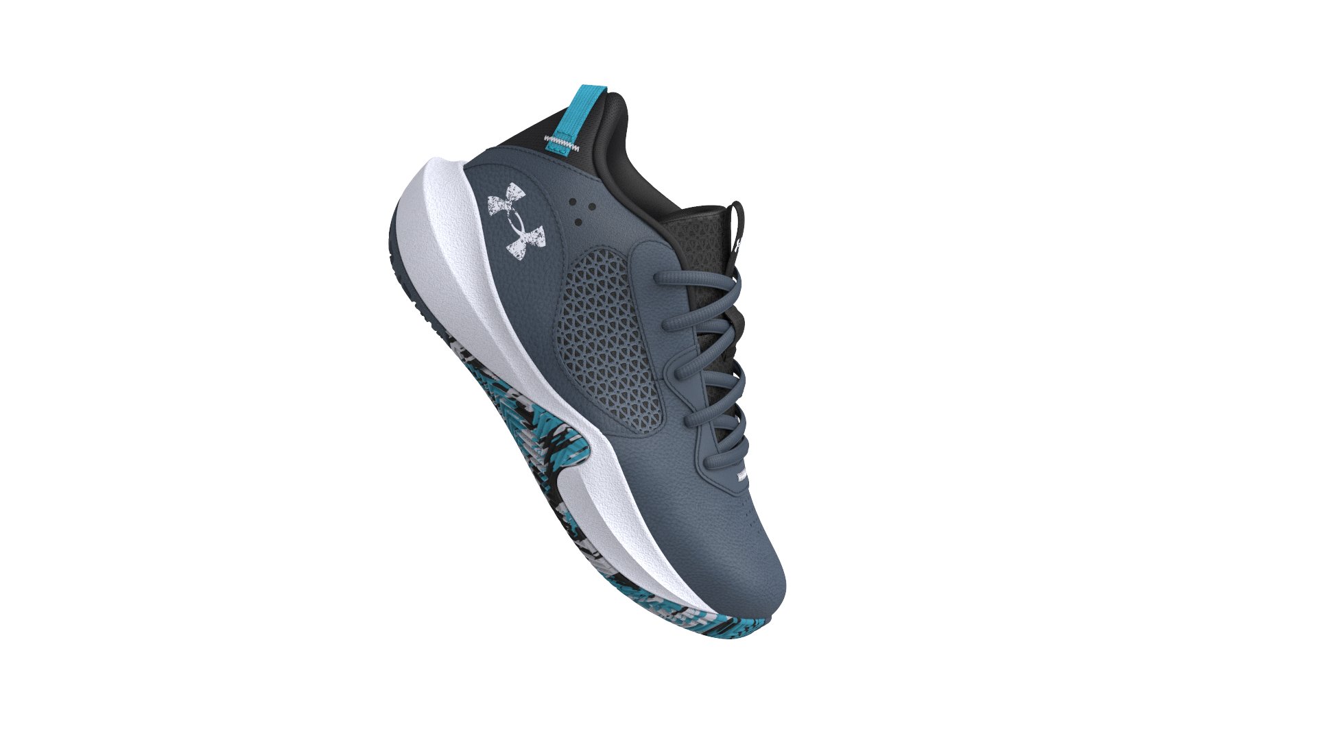 UA Lockdown 6 Pre-School Basketball Shoes 8