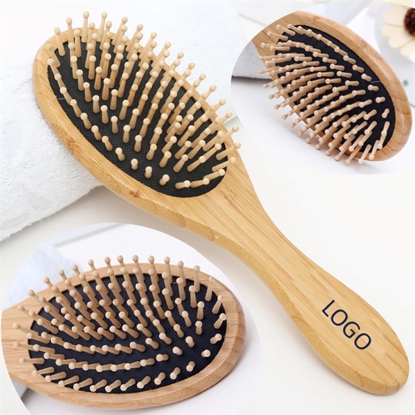 Natural Bamboo Massage Hair Brush 1