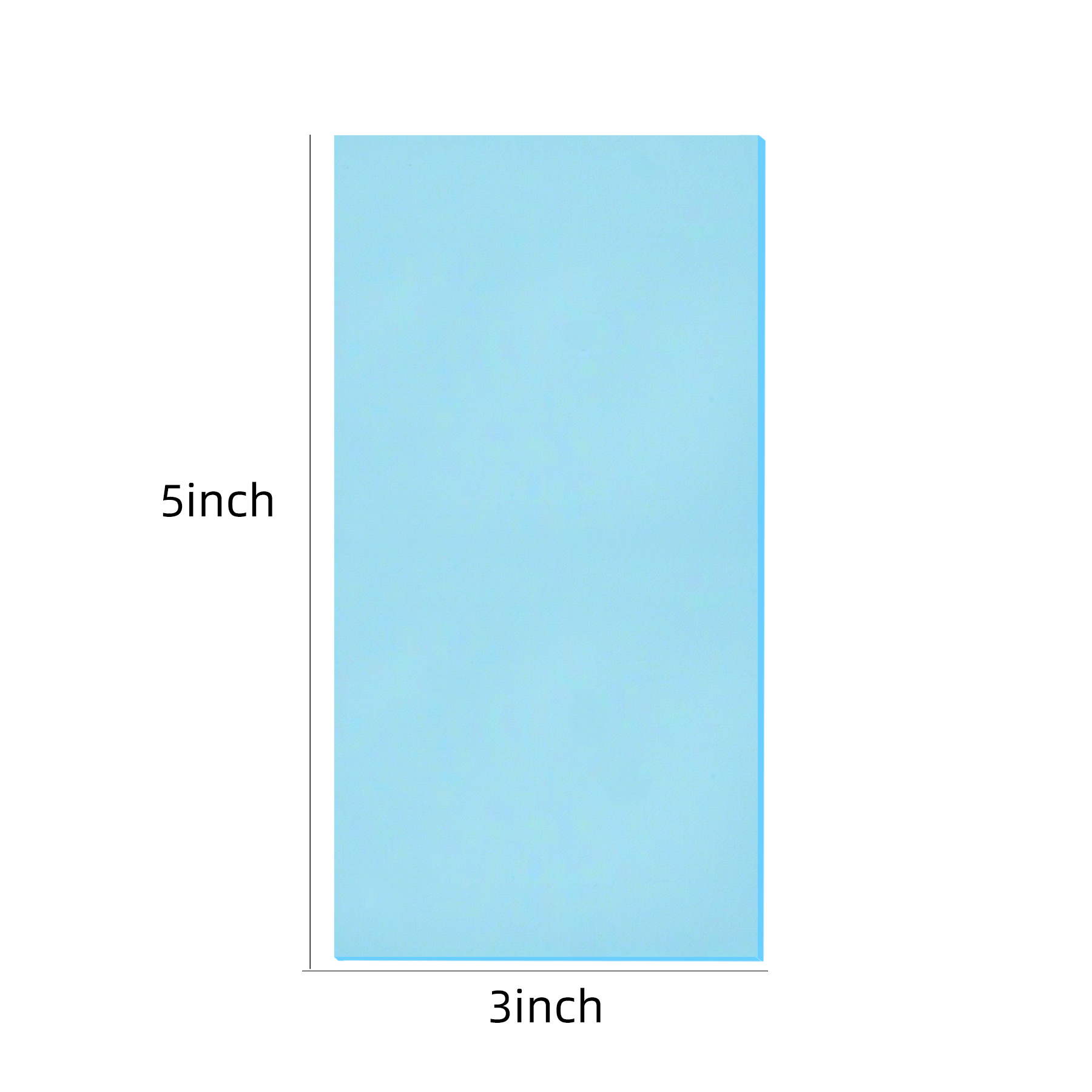 Custom 3'' x 5'' Full Color Adhesive Notepads (50 sheet) 6