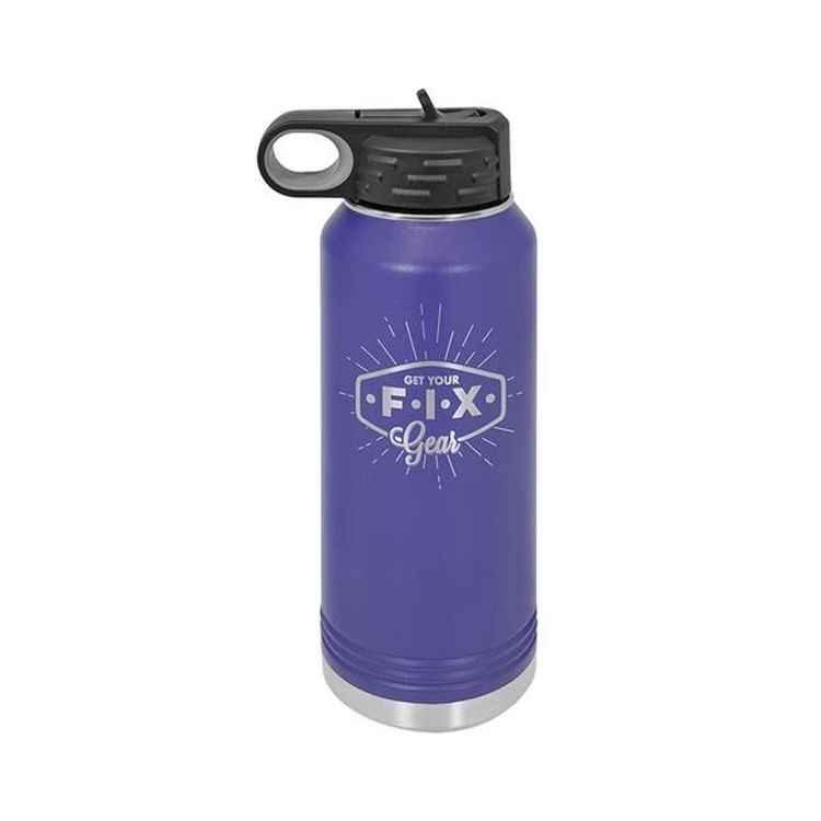 32oz Custom Stainless Steel Insulated Water Bottle, custom water bottle with logo imprint 2