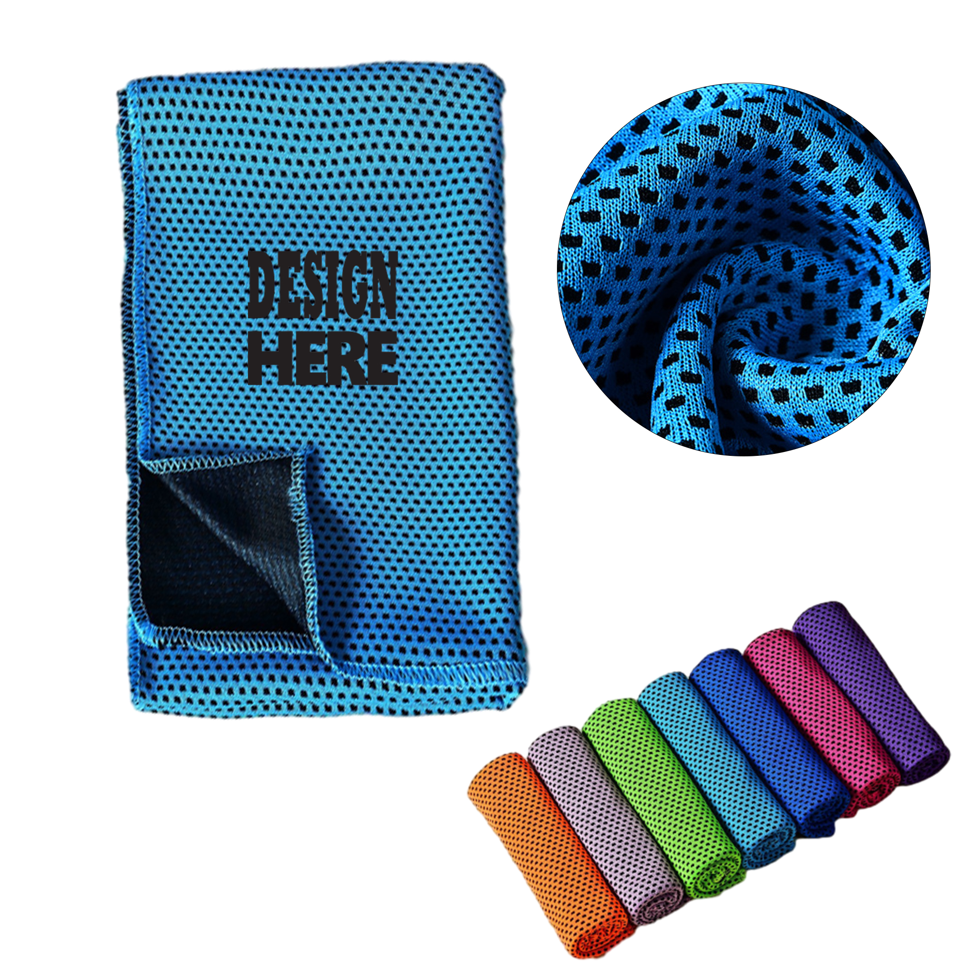 40" x 12" Summer Sports Quick Drying Cool Towel 2