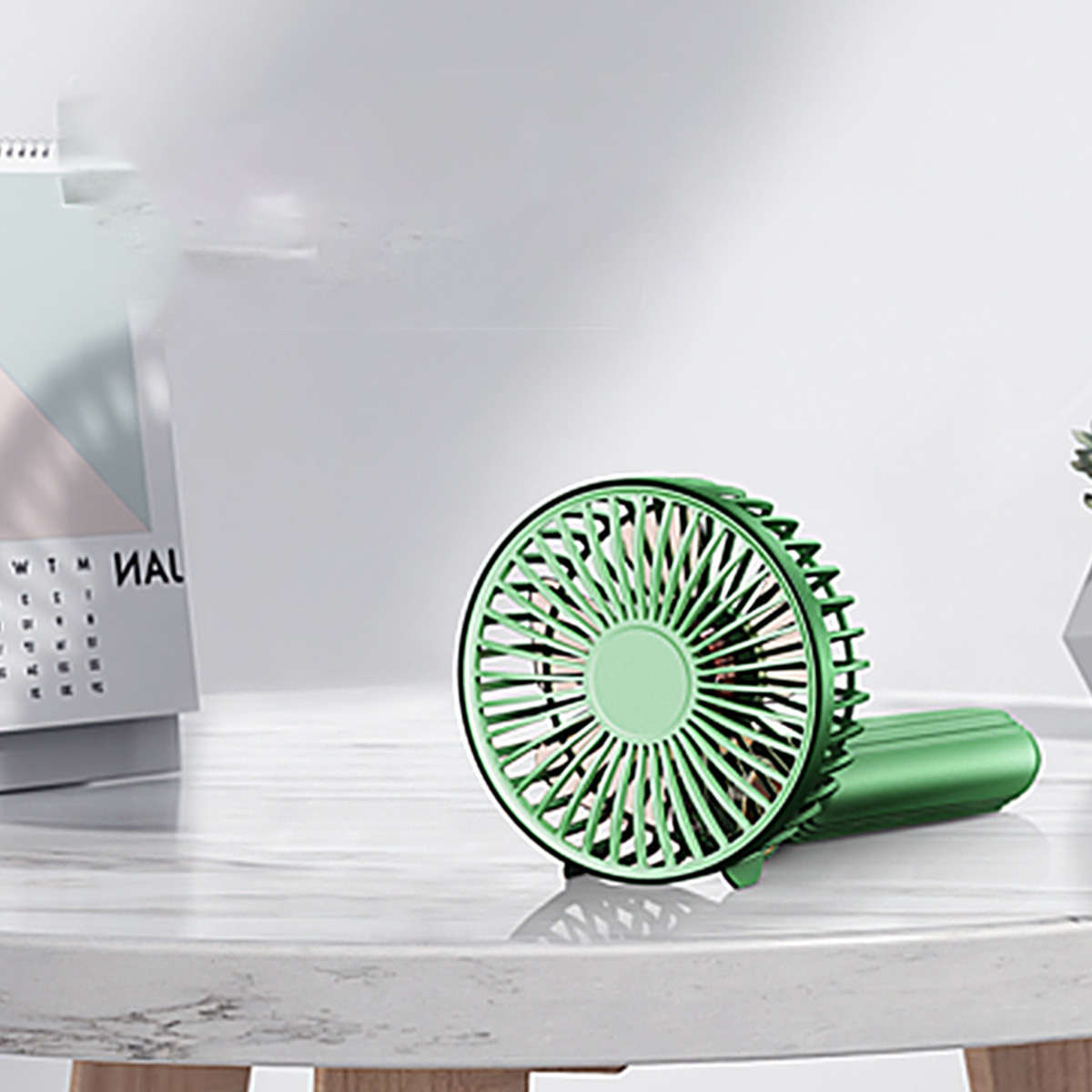 Stylish lightweight durable high-power handheld small fan 5