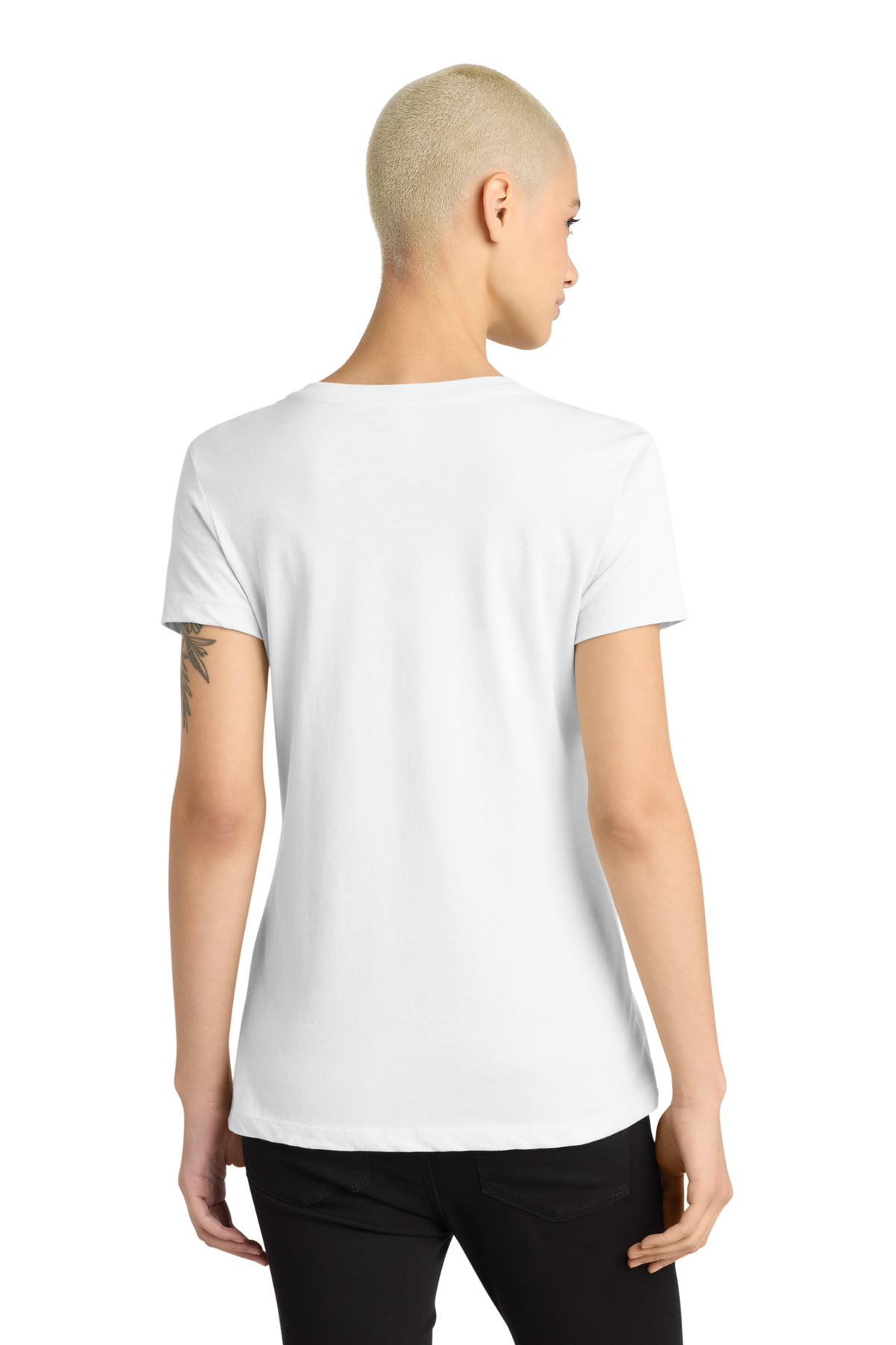 District - Women's Perfect Weight V-Neck Tee. DM1170L 129