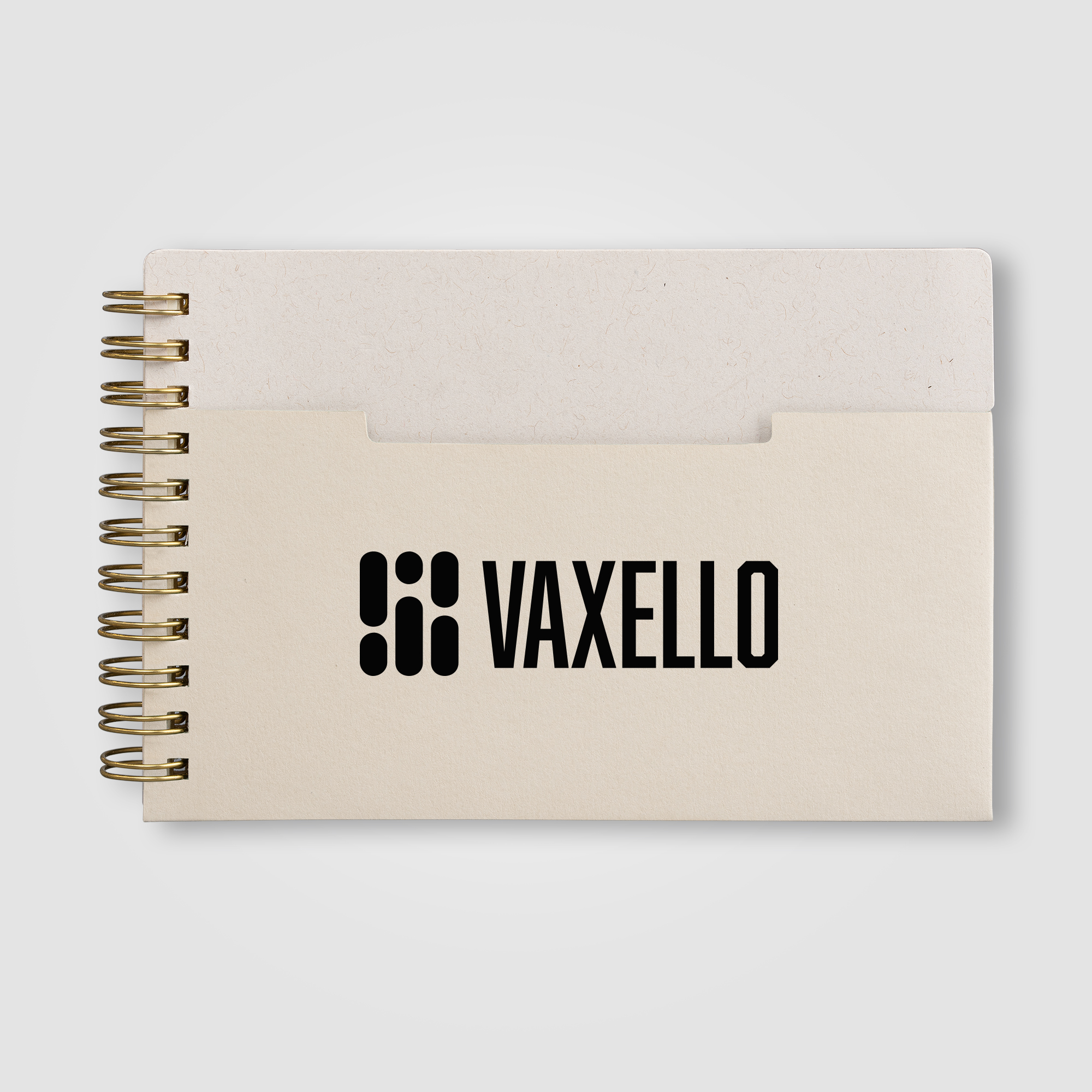 Lino FSC Paper Spiral Binding Horizontal Pocket Notebook - A6 20