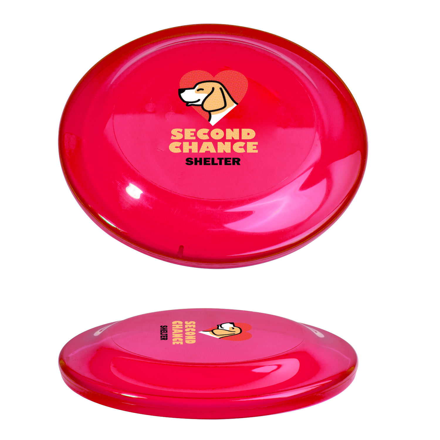 Transparent Flying Disc (Full Color Imprint) 2