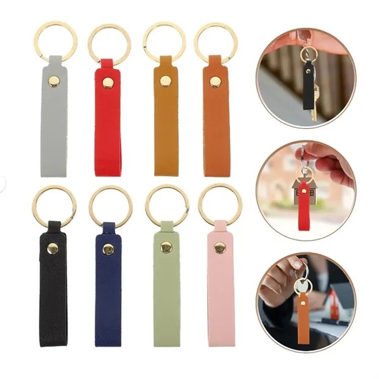 PU Leather Gift Keychain 3