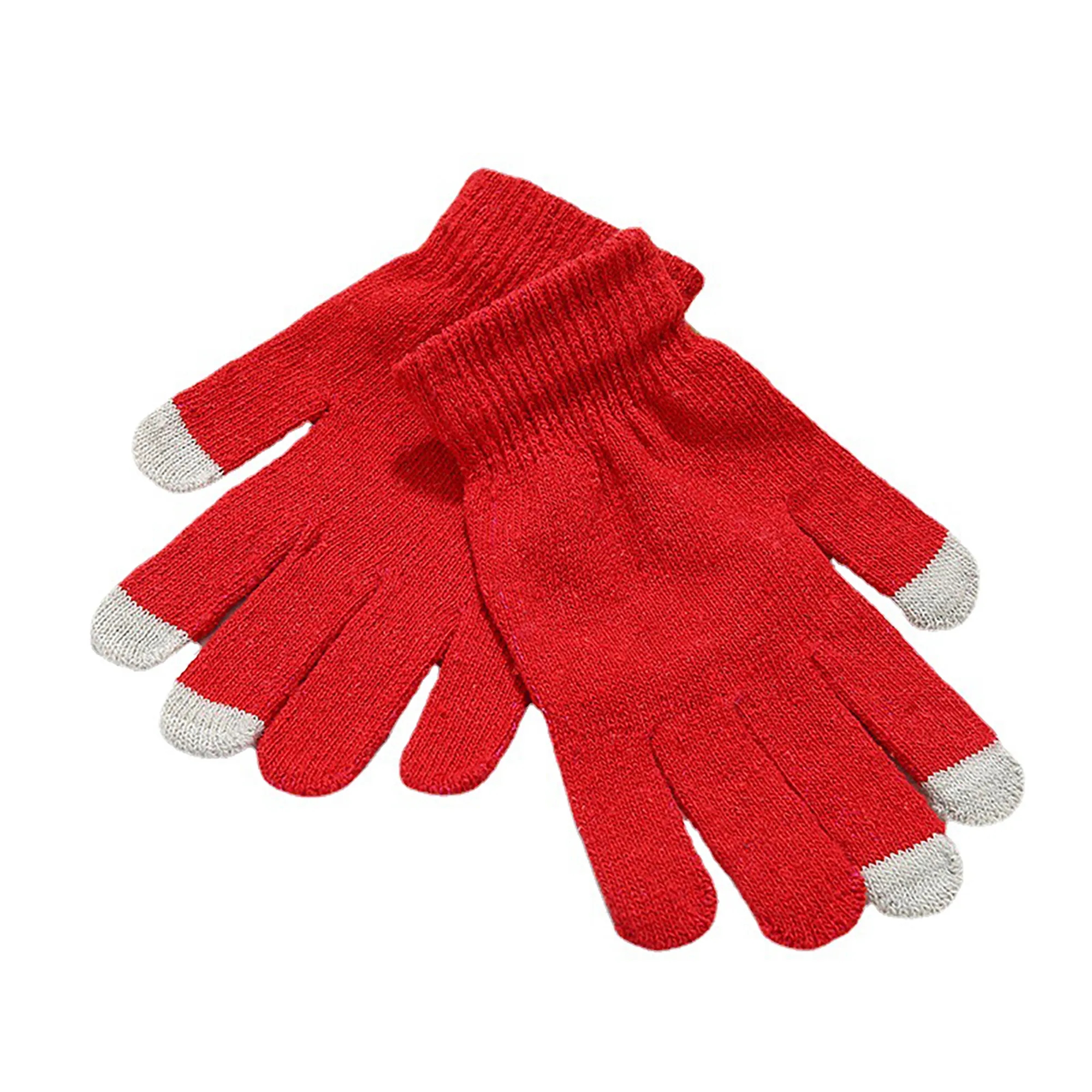 Unisex Touchscreen Winter Knit Gloves MOQ 50 Pairs 7