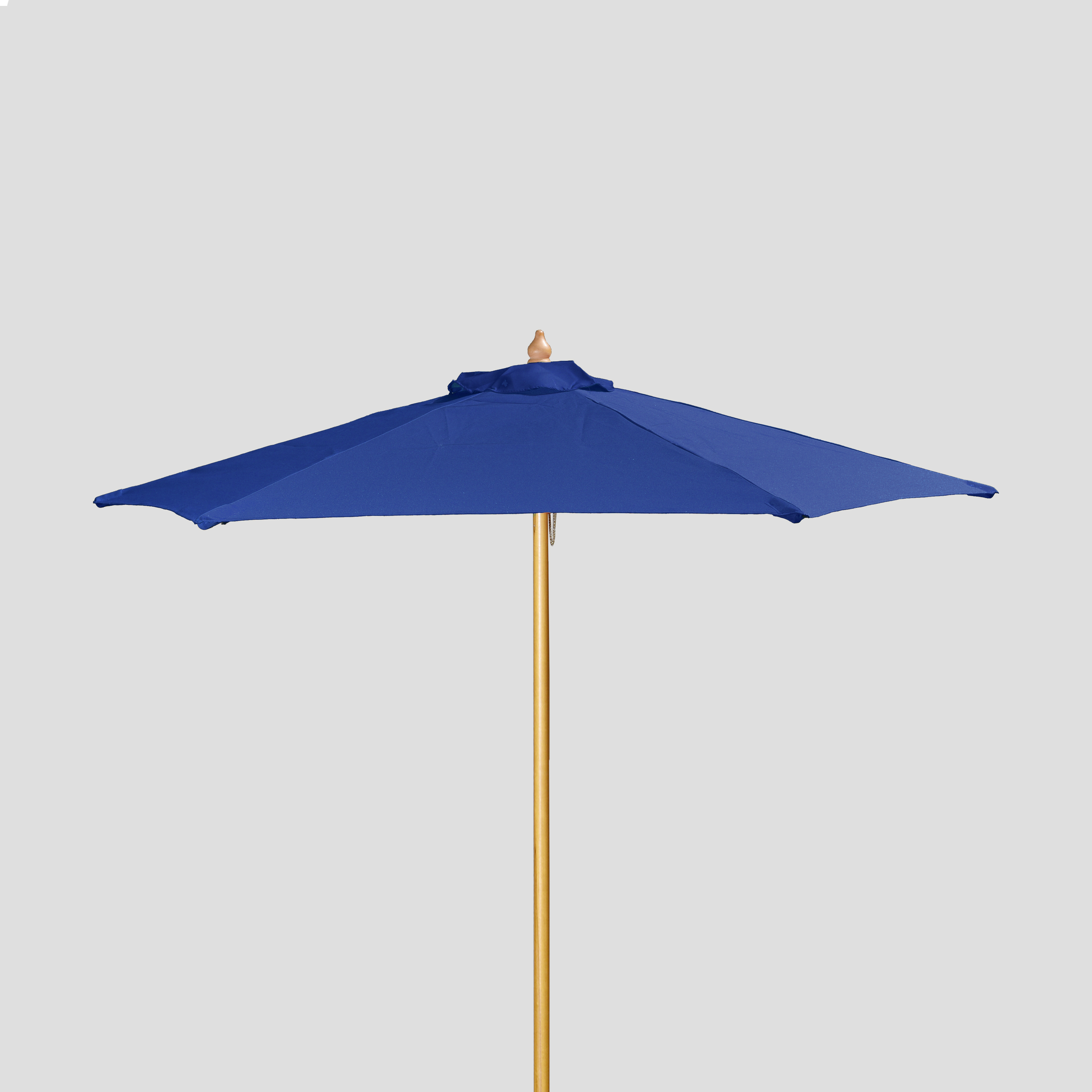 7' Wood Market Umbrella