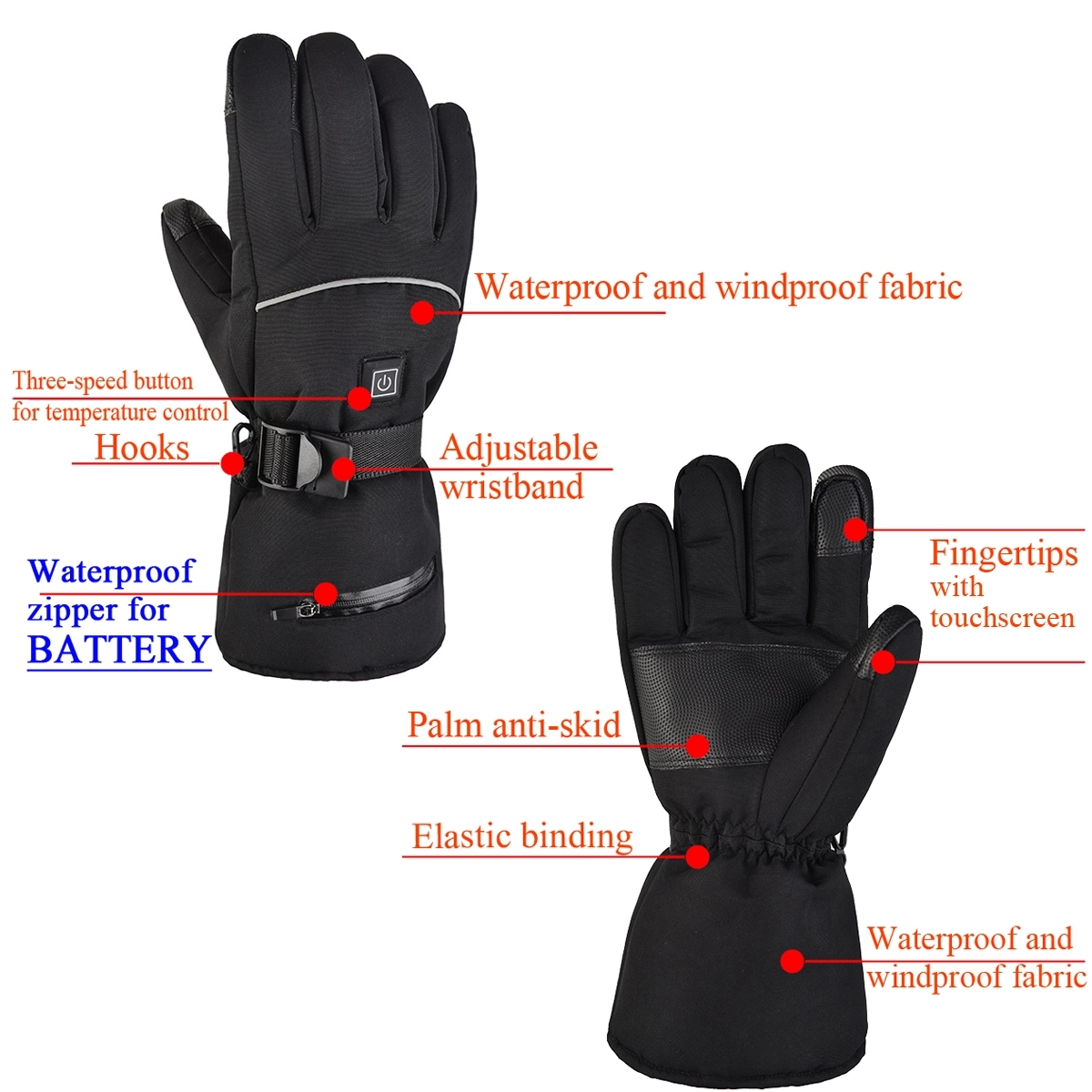 Battery Heated Gloves 3