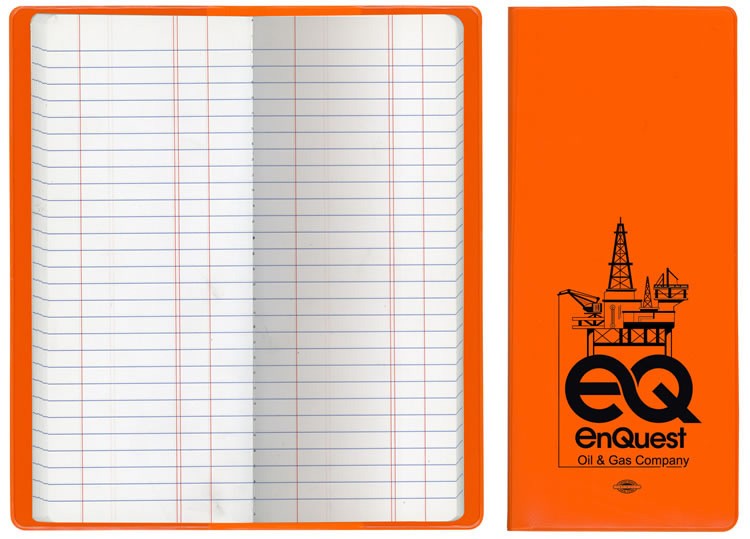 Oil & Pipe Long Tally Book-Standard Vinyl 2