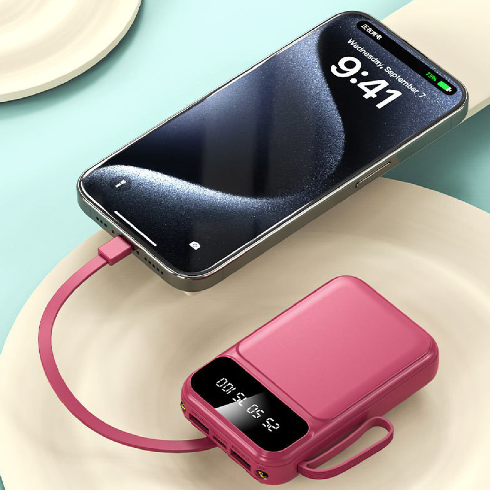 Flashlight Display Power Bank 2
