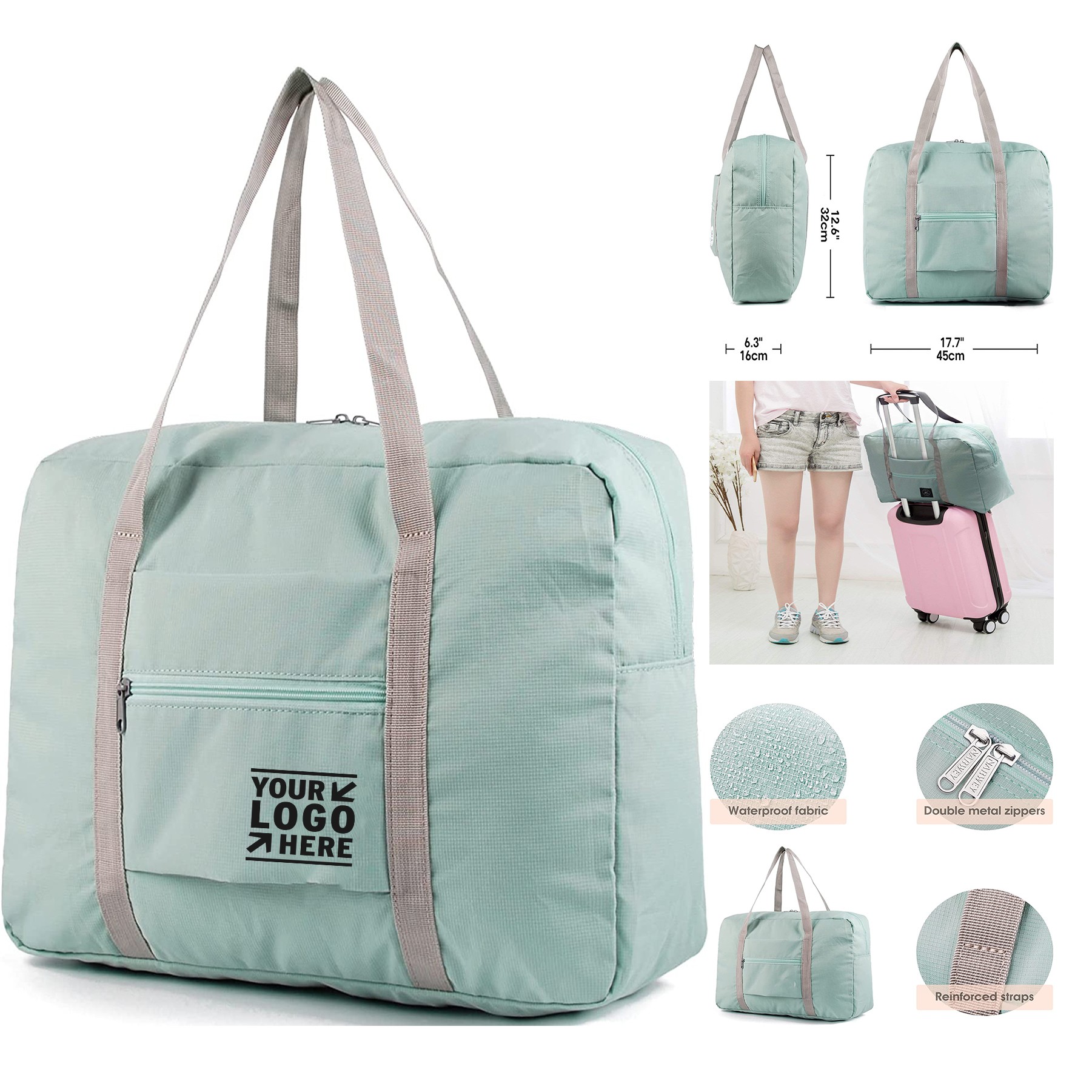 Spirit Airlines Foldable Travel Duffel Bag 1