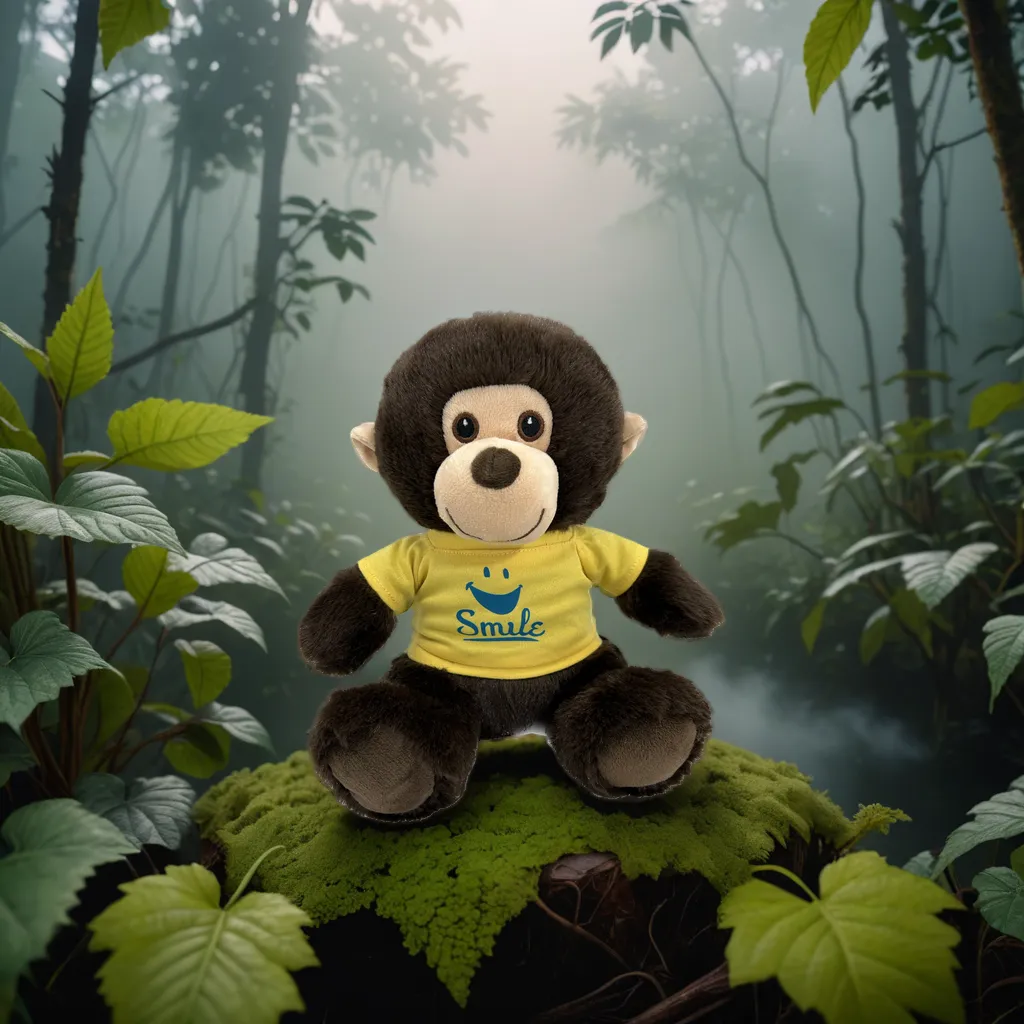 10" Sitting Cuddy Cuties Monkey 1