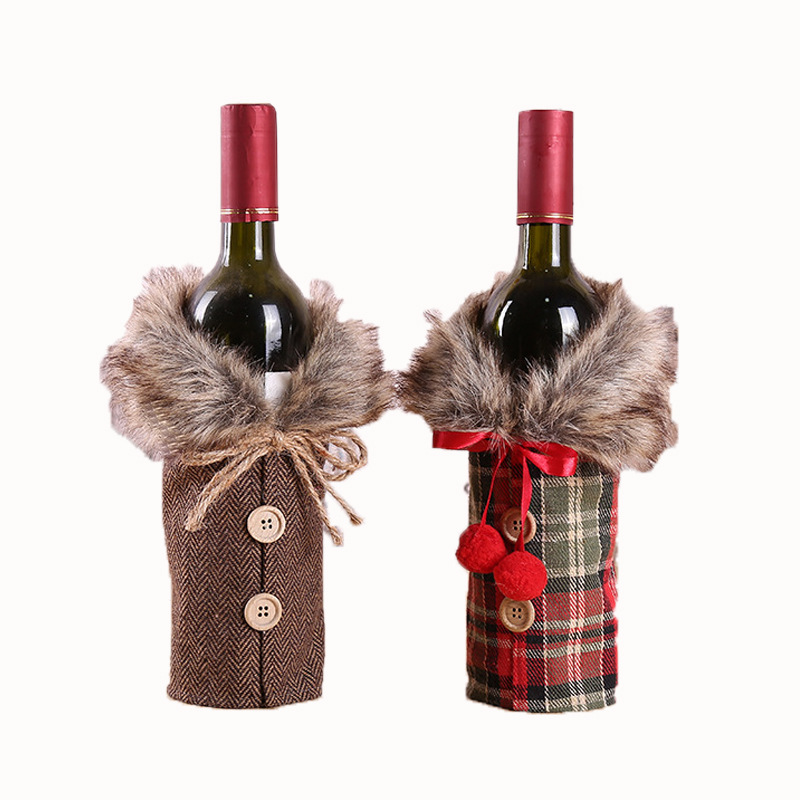 Christmas Sweater Wine Bottle Cover 1