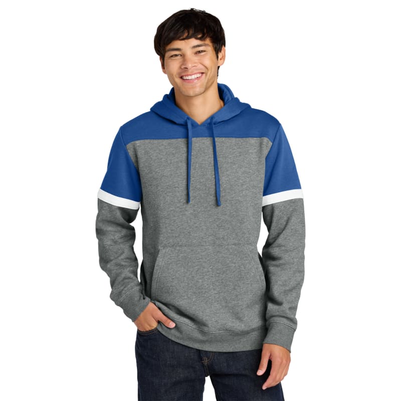 Sport-Tek Drive Fleece Colorblock Hoodie, custom hoodie or sweatshirt with logo imprint 6