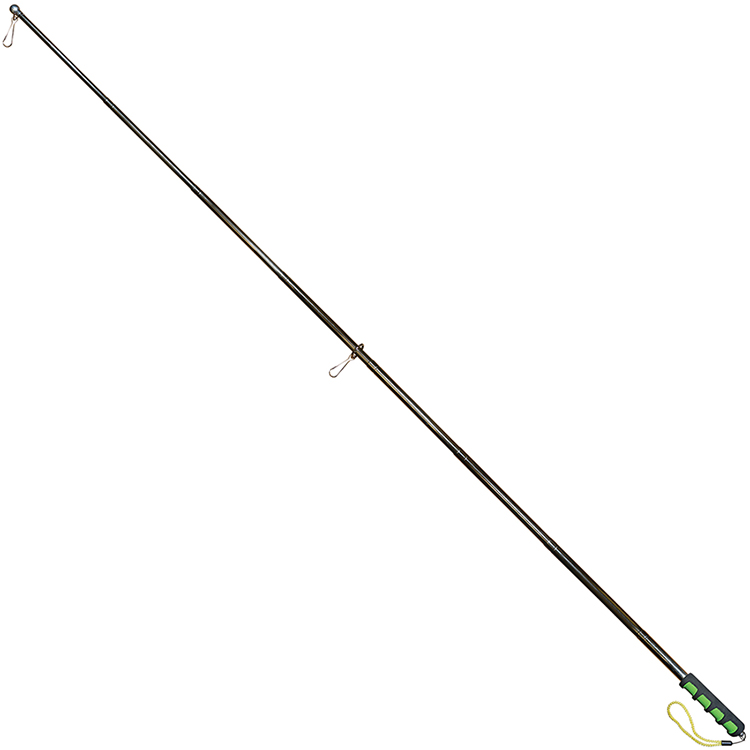Handheld Telescopic Flagpole - Green Handle 4