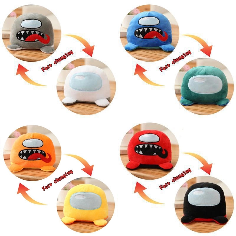 Reversible Expression Plush Toy 3