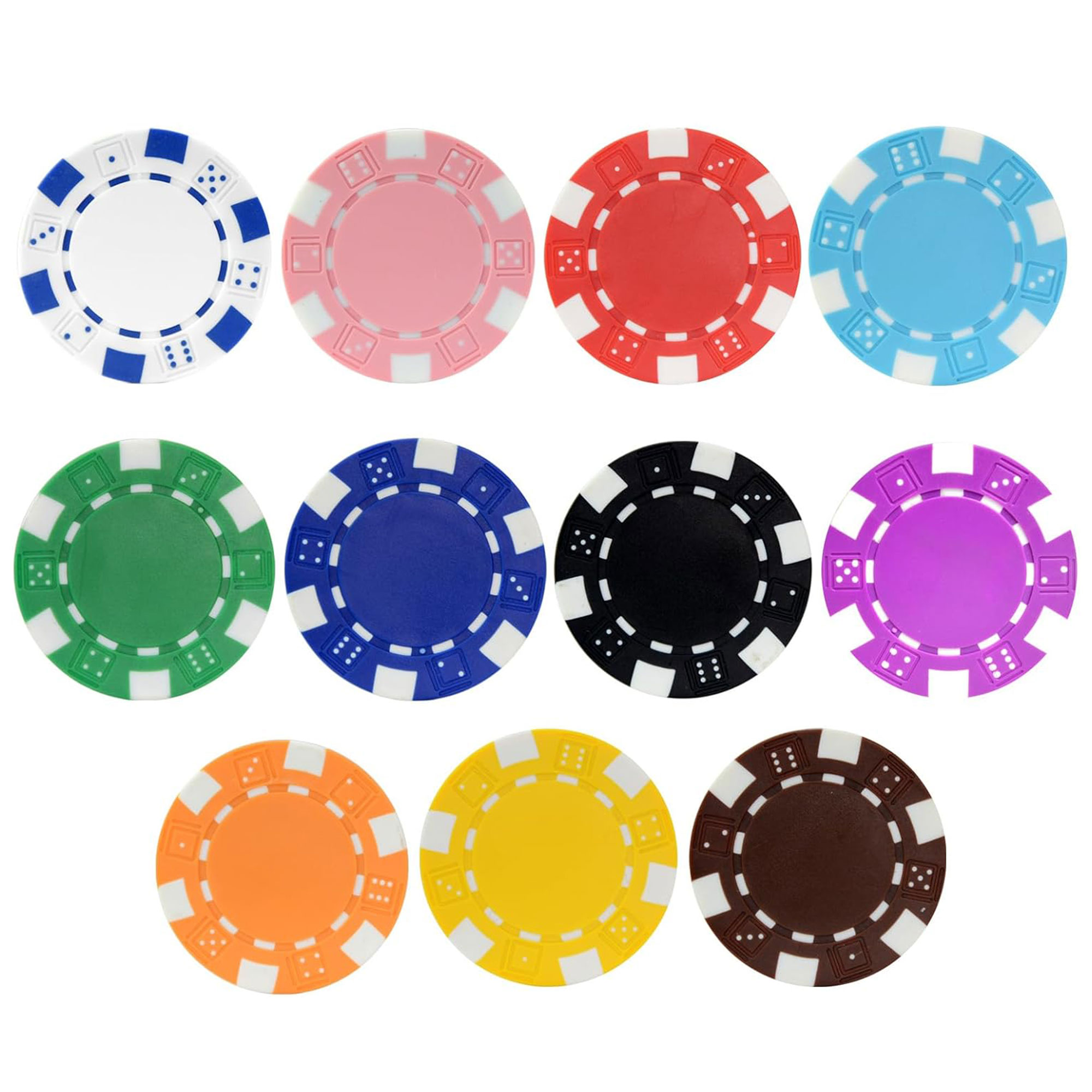 Multiple Color Casino Grade Poker Chip 3