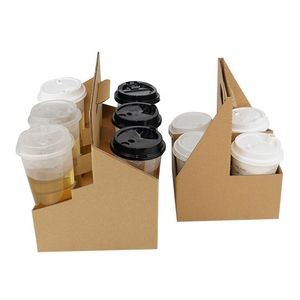 Milk Tea Juice 4 Cup Holder Bag 2