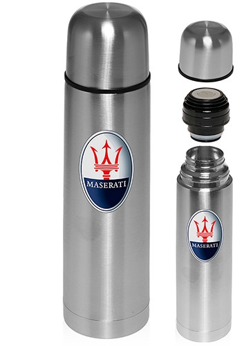 24 oz Stainless Steel Vacuum Flask, custom water bottle with logo imprint 2