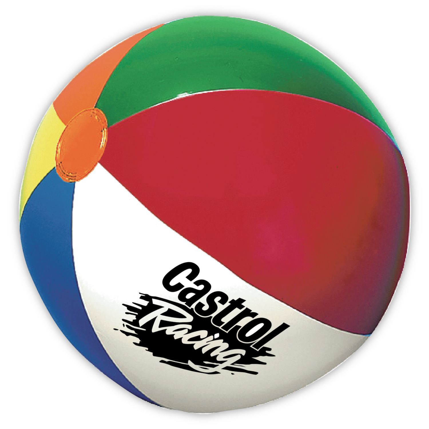 Full size 9" Diameter Beachballs with multi-color panels 2