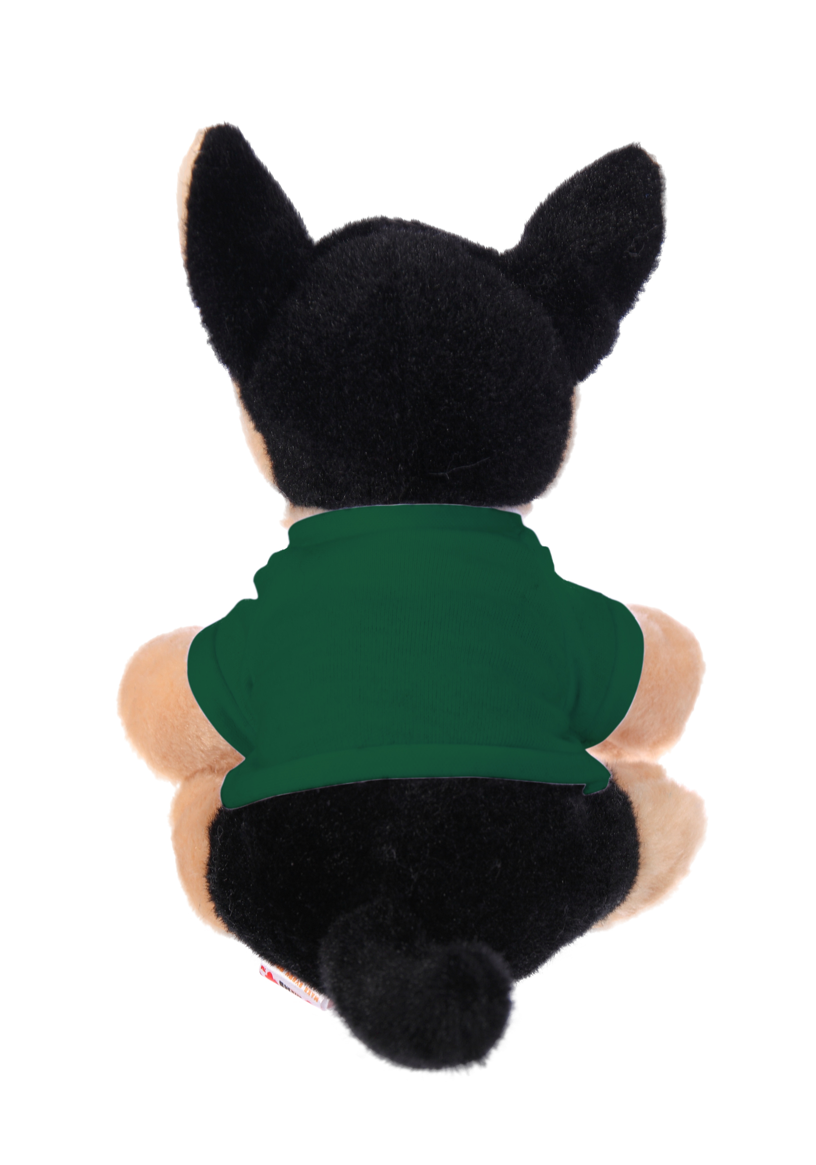 Soft Plush Sitting German Shepherd wearing a T-Shirt 8