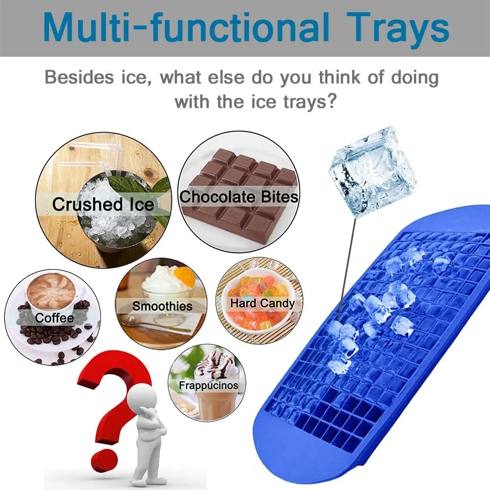 160 Silicone Ice Cube Trays 4