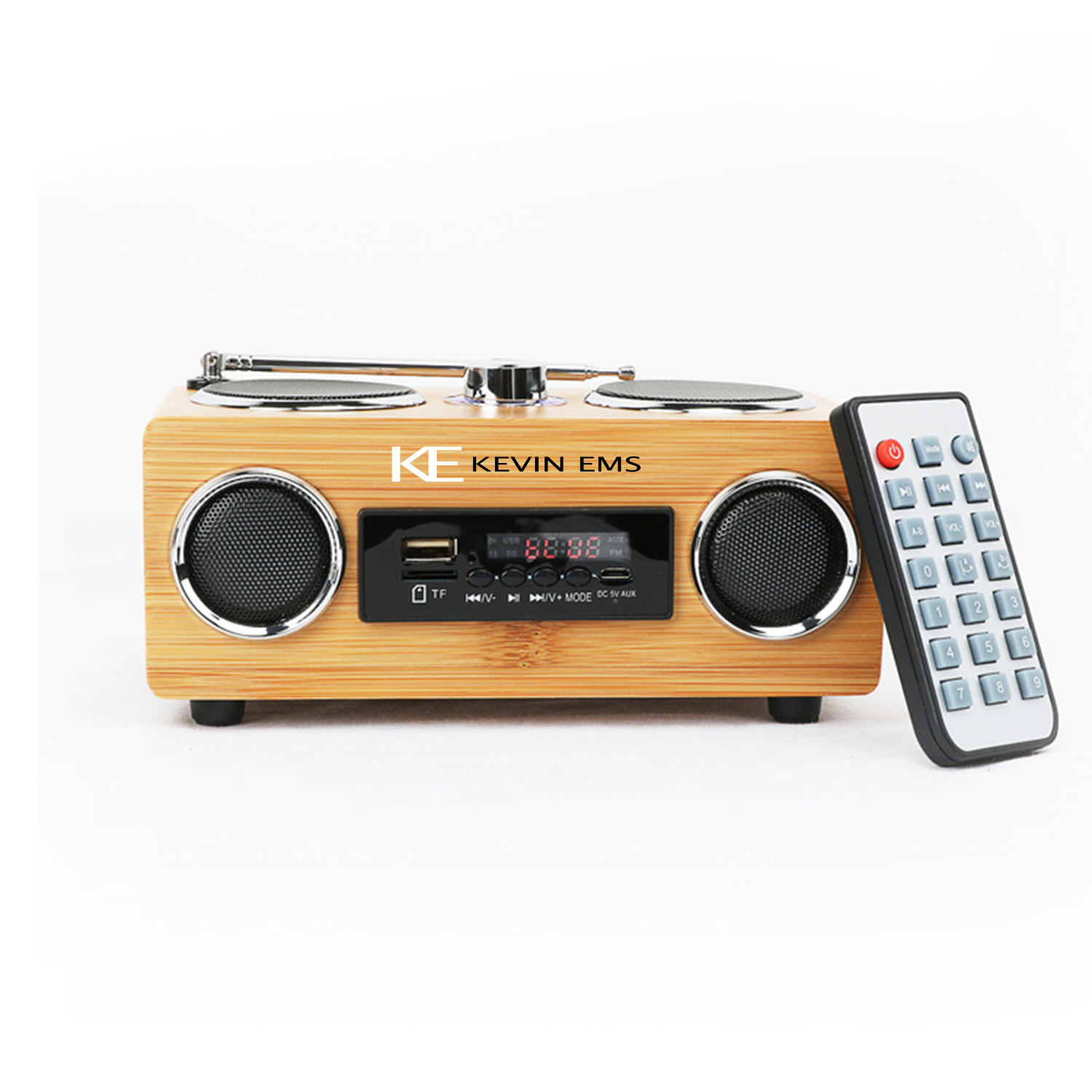 Bamboo Multifunctional Bluetooth Speaker 1