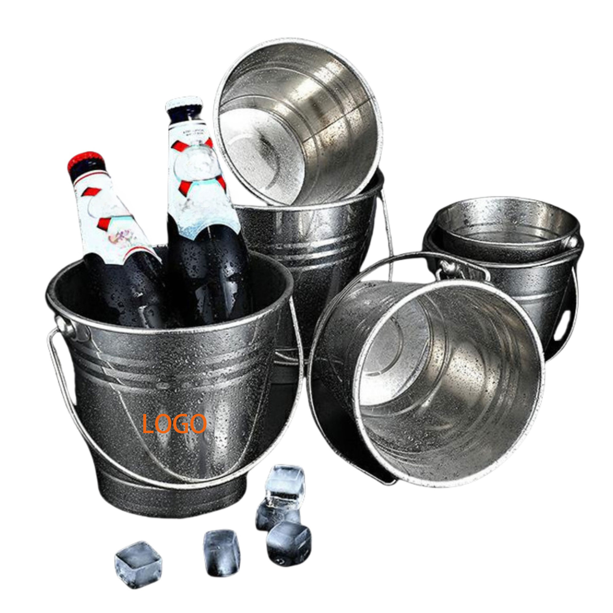 Stainless Steel Bar Ice Bucket 2