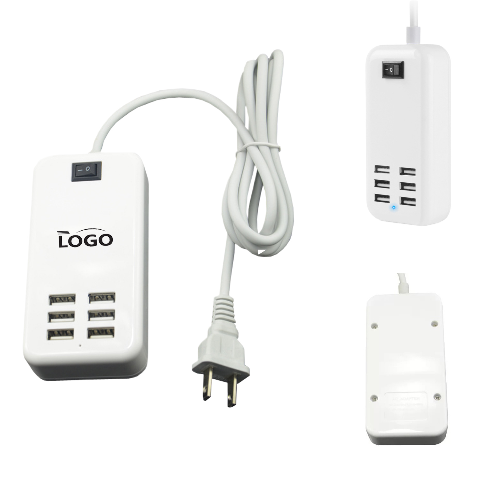 6-Port USB Charging Hub 3