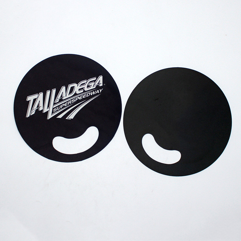 Round Custom Hand Fan 7.09"D 2