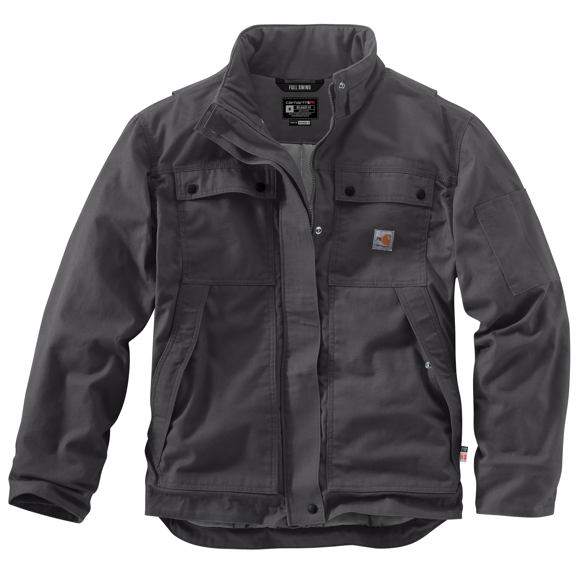 Carhartt 102182 Mens Flame Resistant Full Swing®  Relaxed Fit Quick Duck Insulated Coat 1
