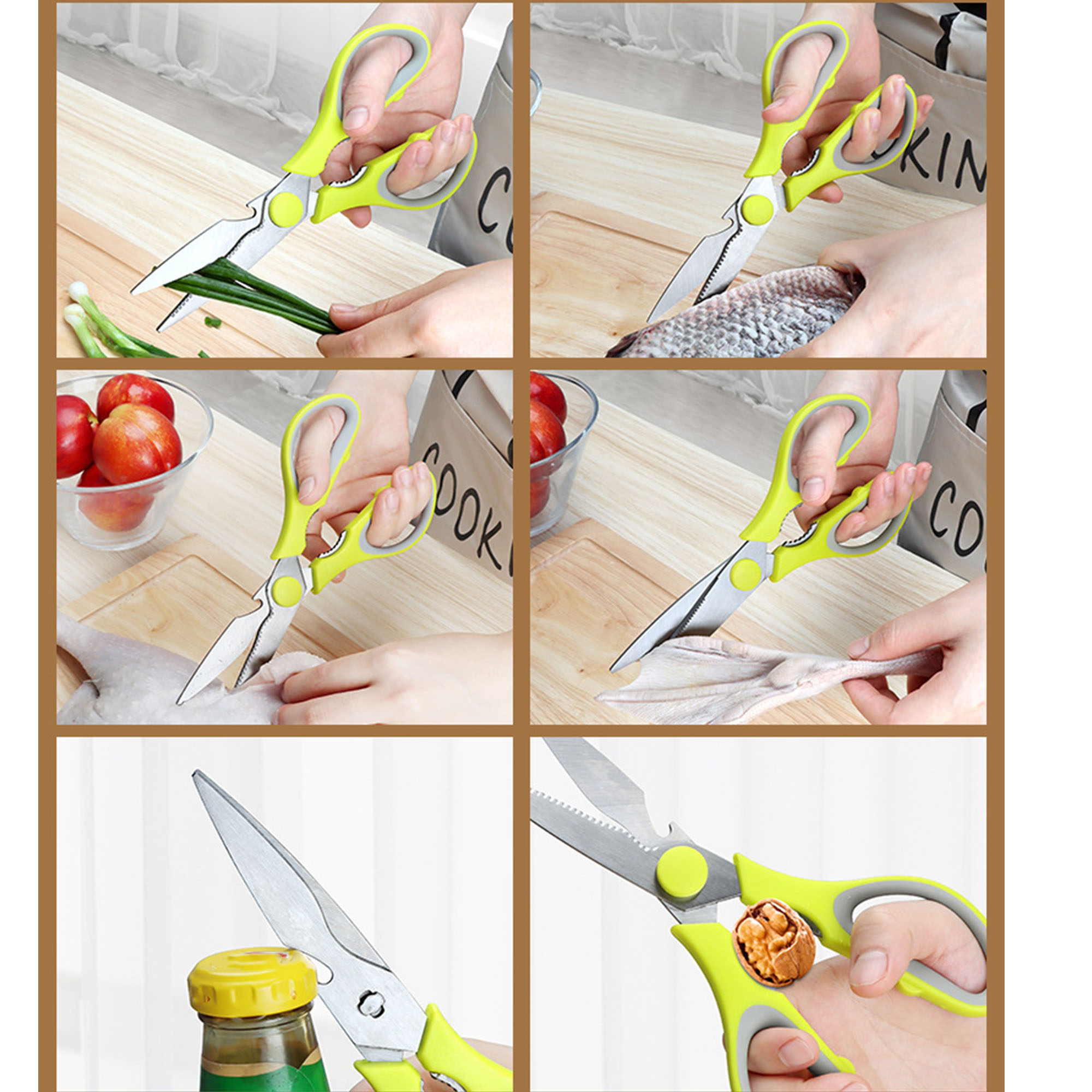 Stainless Steel Multi-Purpose Kitchen Scissors 2