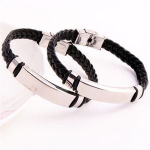Leather Personalized Braided Bracelets 2