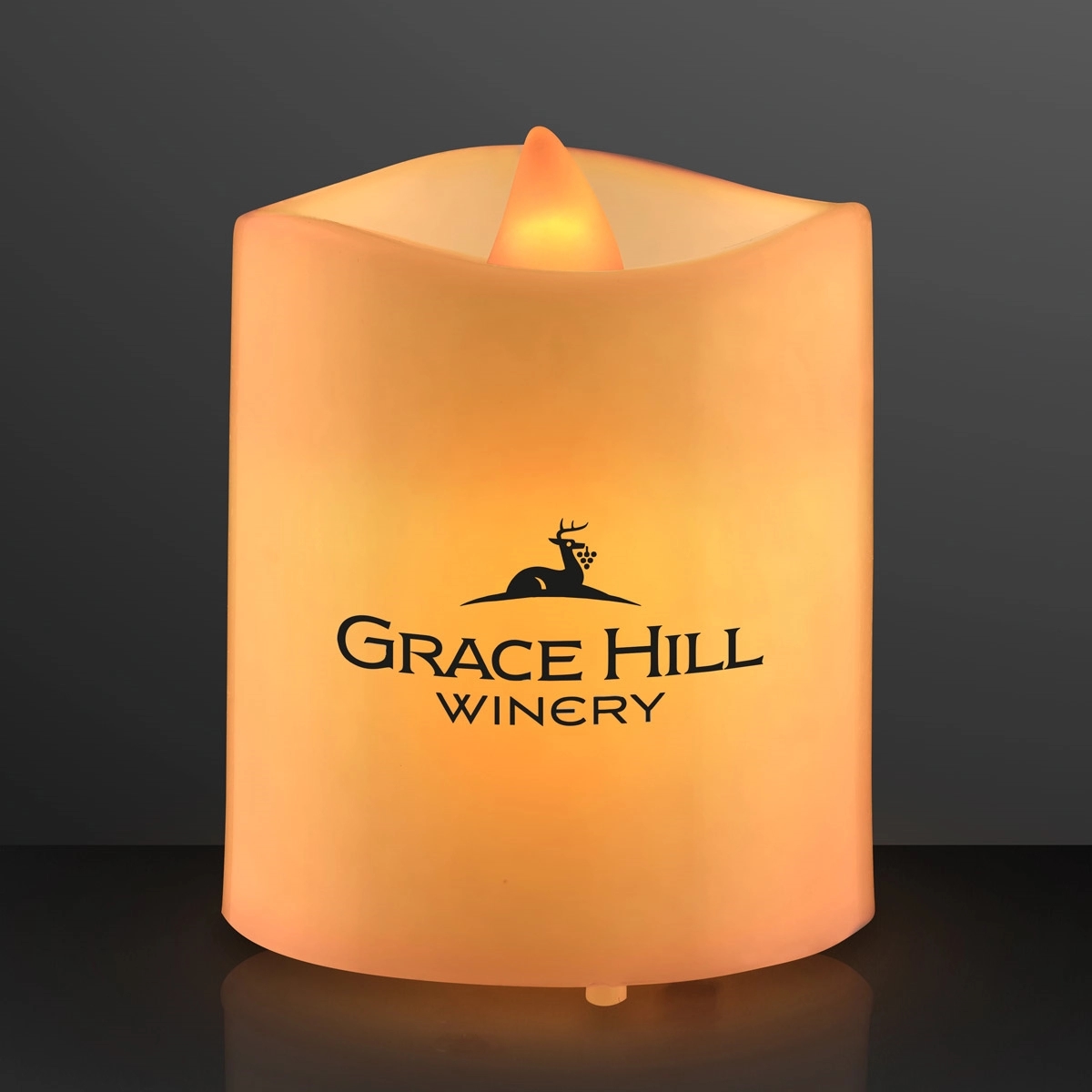 LED Mini Pillar Candles, Tall Tealights 2