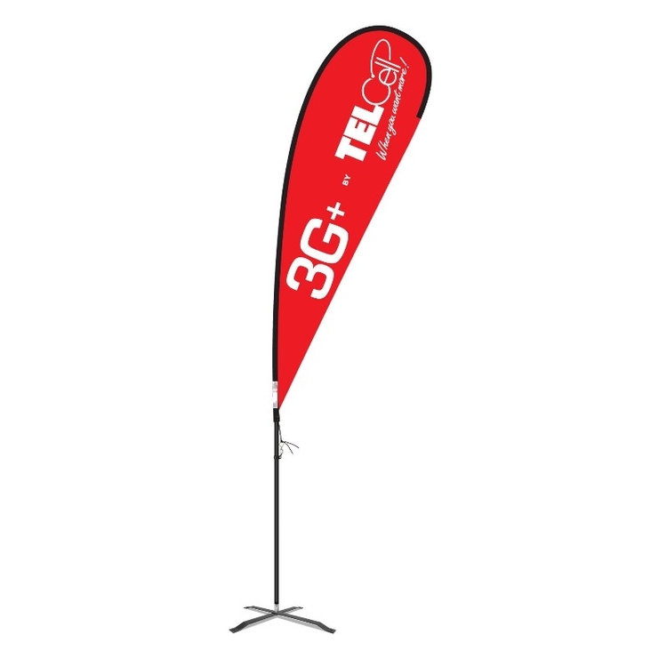 Flex Blade® Teardrop Flag Only, Single-Sided - 9' Outdoor Flag 2