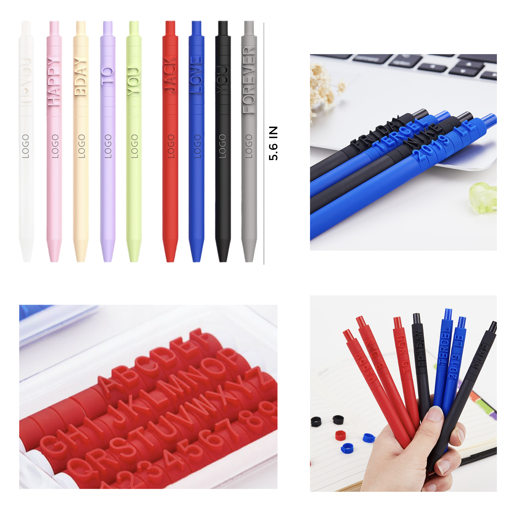 MOQ 10 PCS Creative DIY Handwritten Alphabet Pen 1