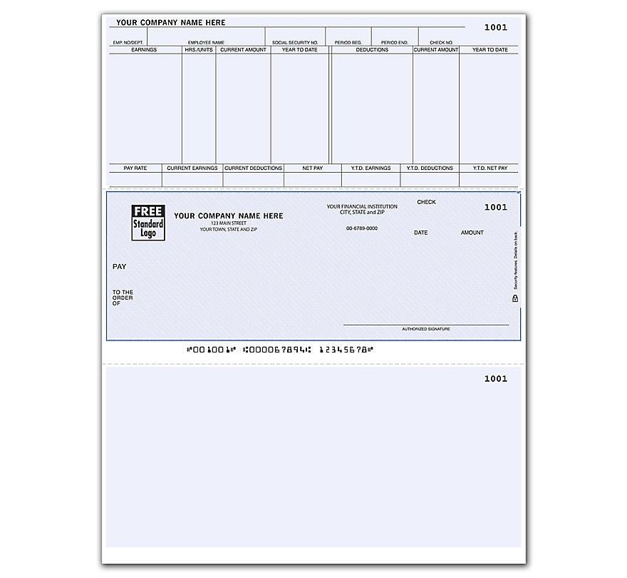 Laser payroll check 1