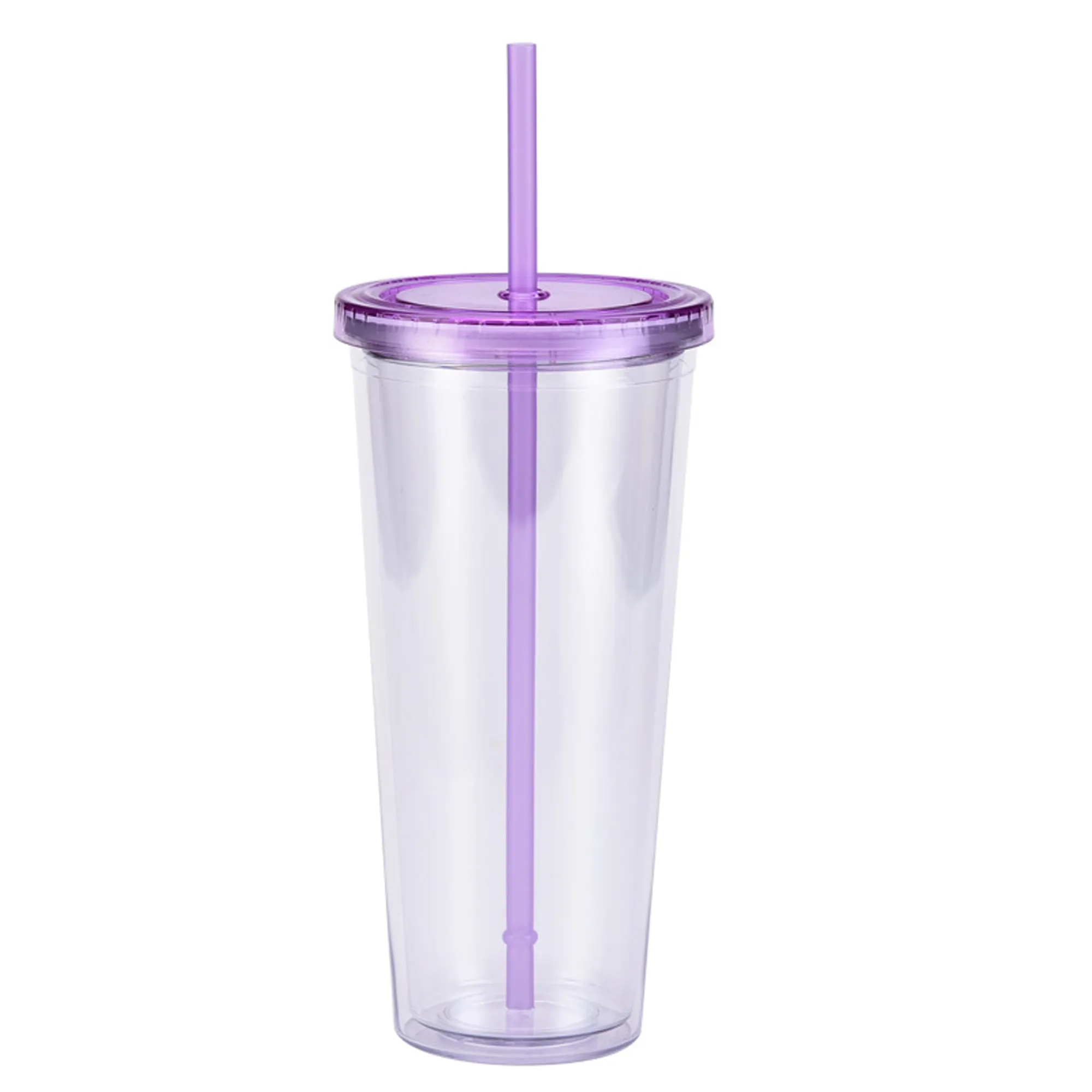 Custom 24oz AS Plastic Straw Cup 8