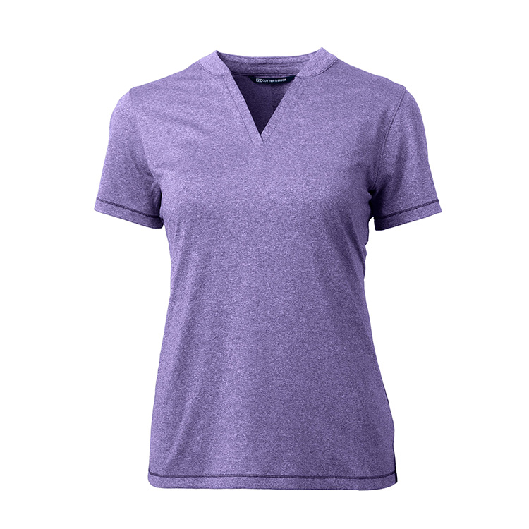 Cutter and Buck Ladies Forge Heather Stretch Blade Top 12