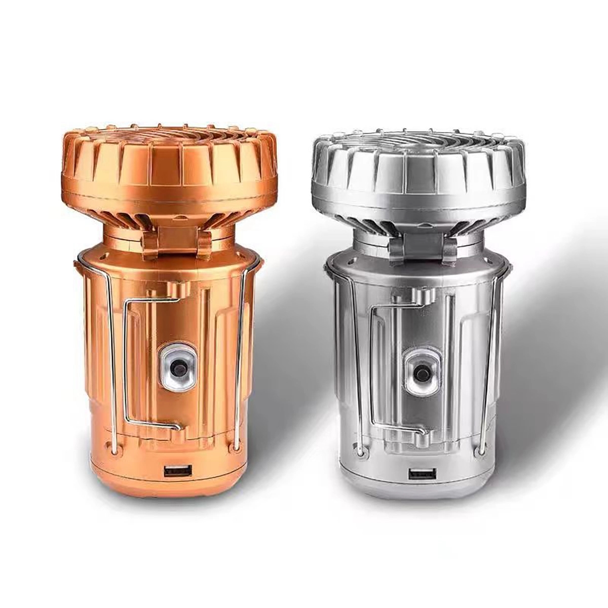 Rechangeable Led Emergency Light With Fan 2