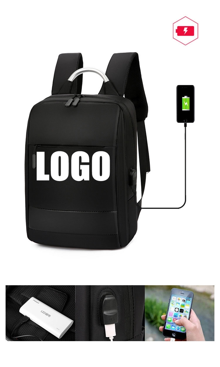 Custom  Business  Large Capacity Laptop Bags with USB  Port 2